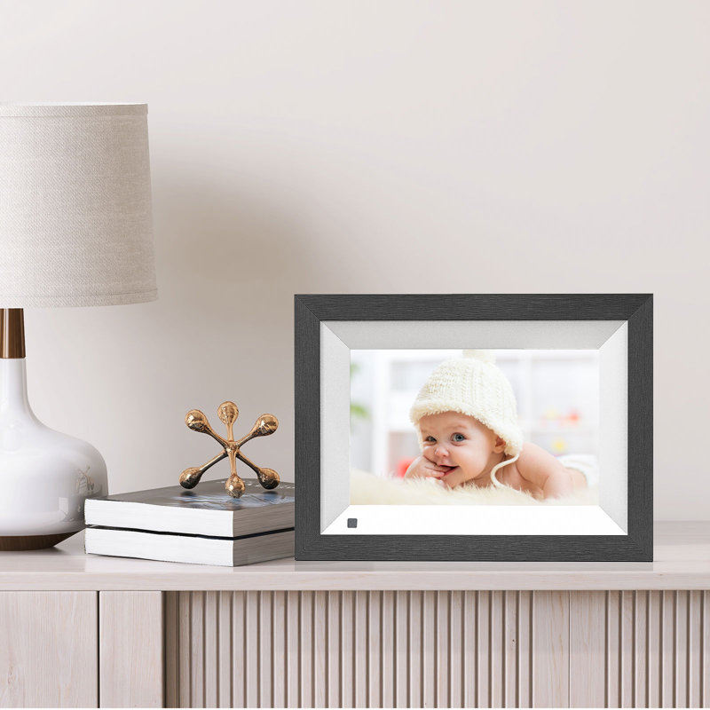 NexFoto 8 Inch WiFi Digital Picture Frame with 32GB Storage Perfectly